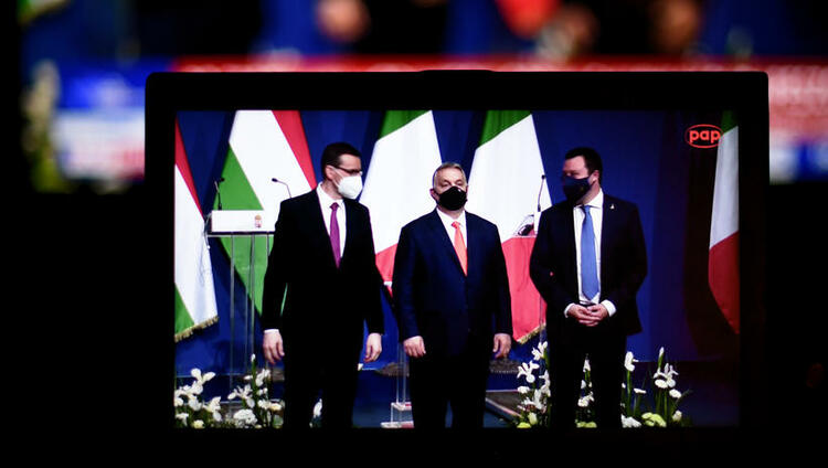 匈牙利、波兰总理及意大利联盟党首脑呼吁“欧洲复兴”